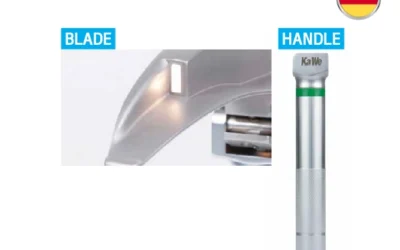 อุปกรณ์สำหรับใส่เครื่องช่วยหายใจ KaWe (Laryngoscope Megalight Fiber-Optic)